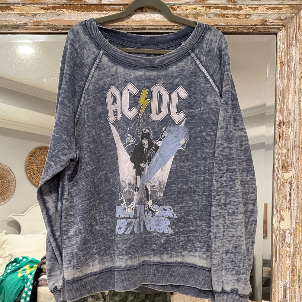 Recycled Karma AC/DC pullover